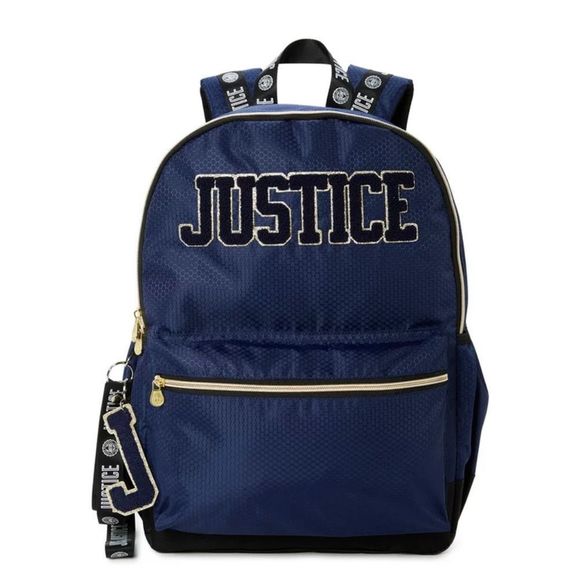 Justice Other - 🦋 NEW Justice Navy Backpack with accessories